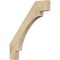 Ekena Millwork 4"W x 34"D x 40"H Merced Rough Sawn Knee Brace, Douglas Fir BRC04X34X40MRC00RDF - alternate 1